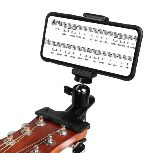 Soporte de Móvil con Pinza para Guitarra