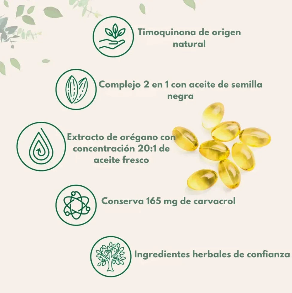 CÁPSULAS BLANDAS DE ACEITE DE ORÉGANO - OREGAN PRO