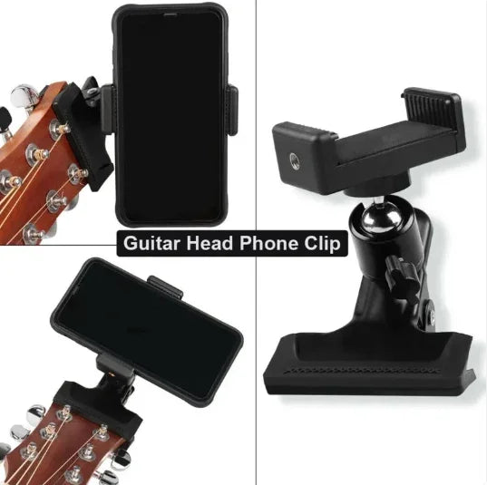 Soporte de Móvil con Pinza para Guitarra