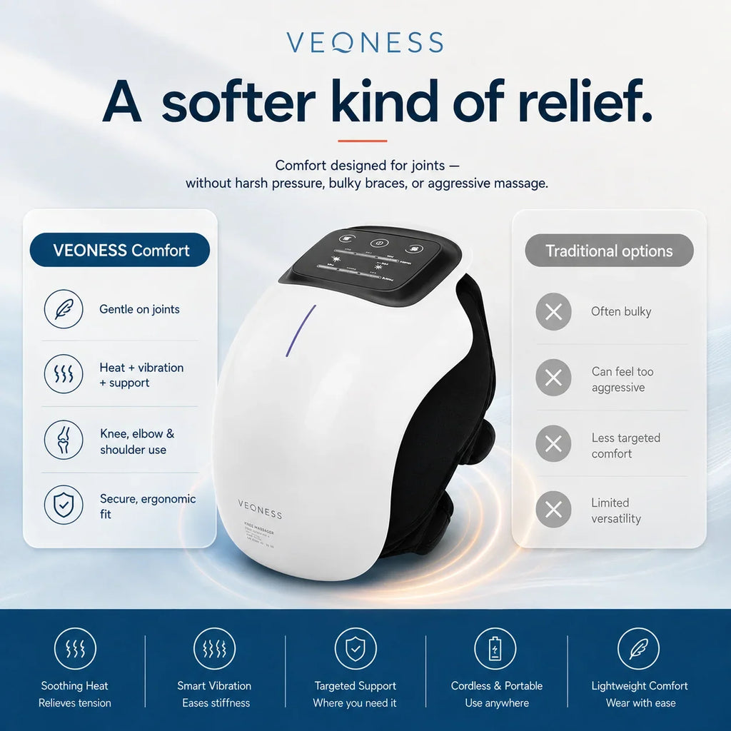 VEONESS Knee Massager — a softer kind of relief